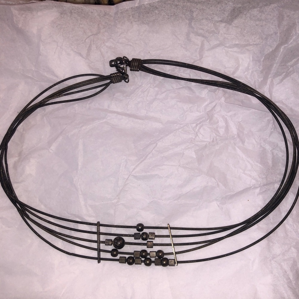 🔥 5/$50 Abacus-inspired comfortable multi-band lightweight necklace